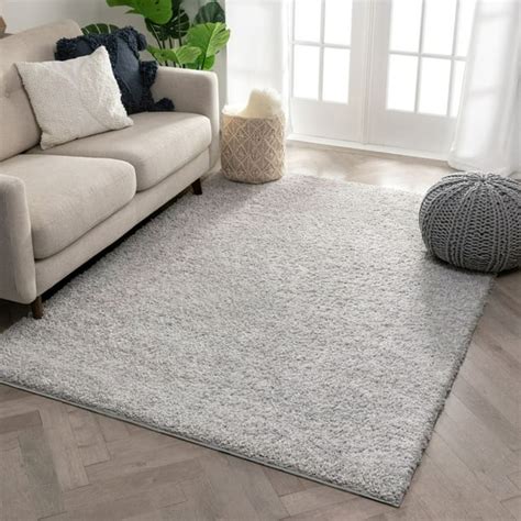 8x10 solid light gray area rug cheap